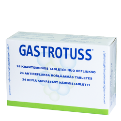 GASTROTUSS® Antirefluksa košļājamās tabletes