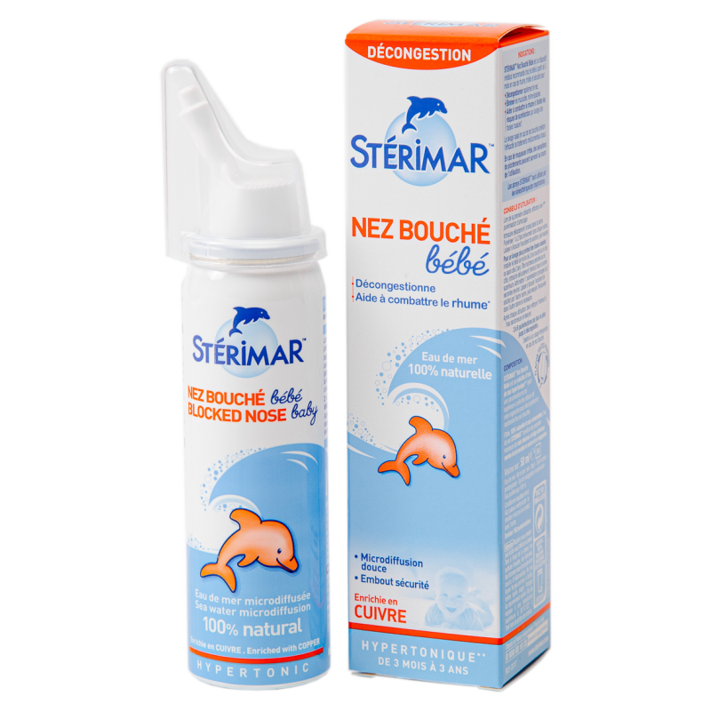 STÉRIMAR™ Baby blocked nose aizlikta deguna attīrīšanai 50ml